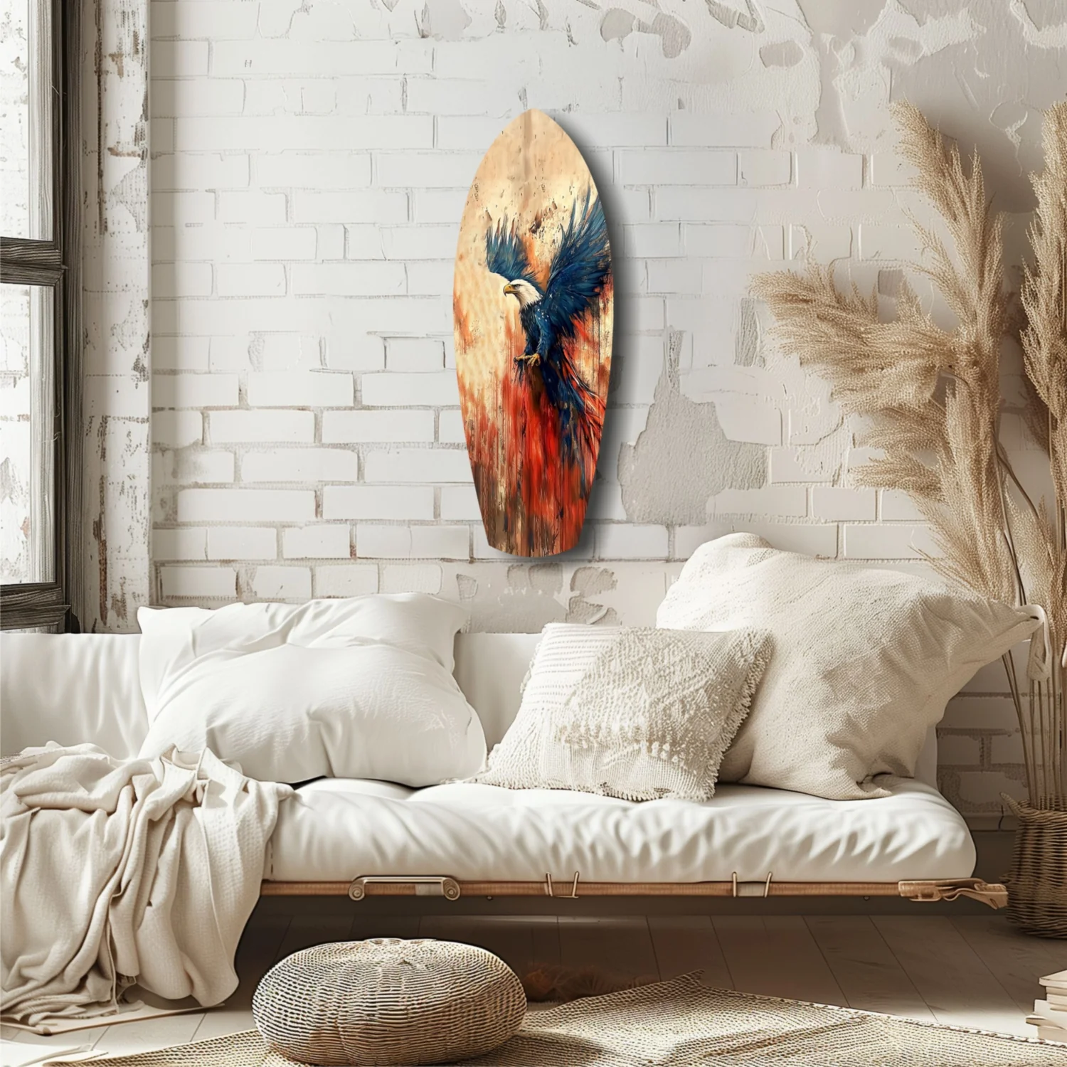 American Eagle Glass Wall Art - Image 6