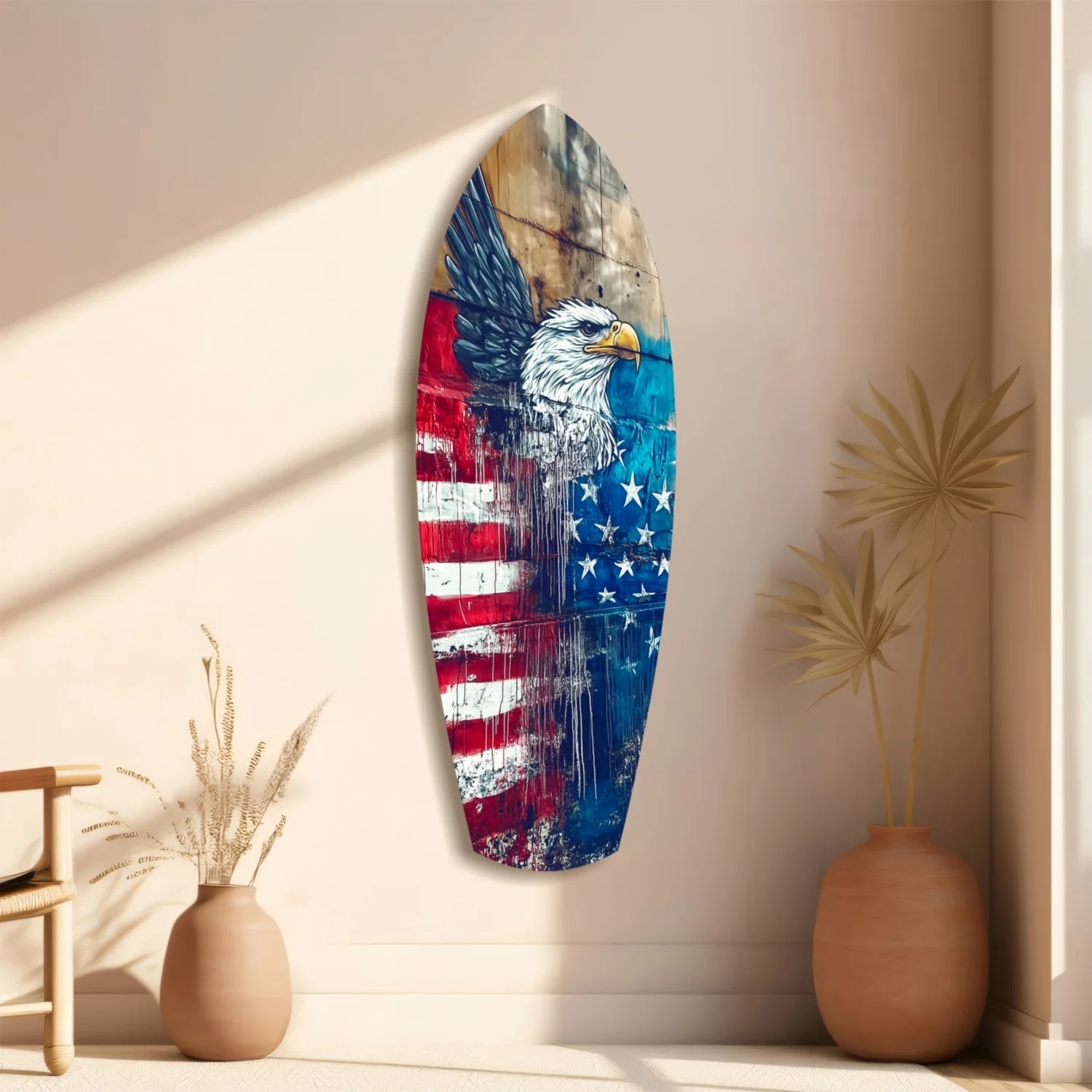 American Eagle Glass Wall Art - Image 10