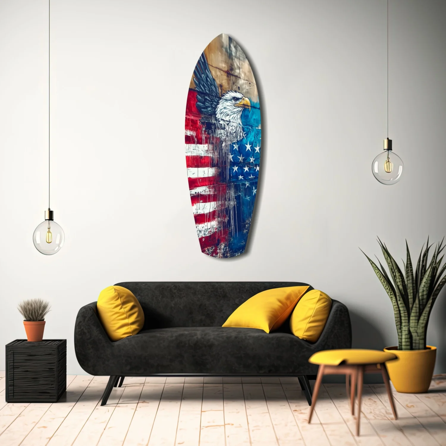 American Eagle Glass Wall Art - Image 11