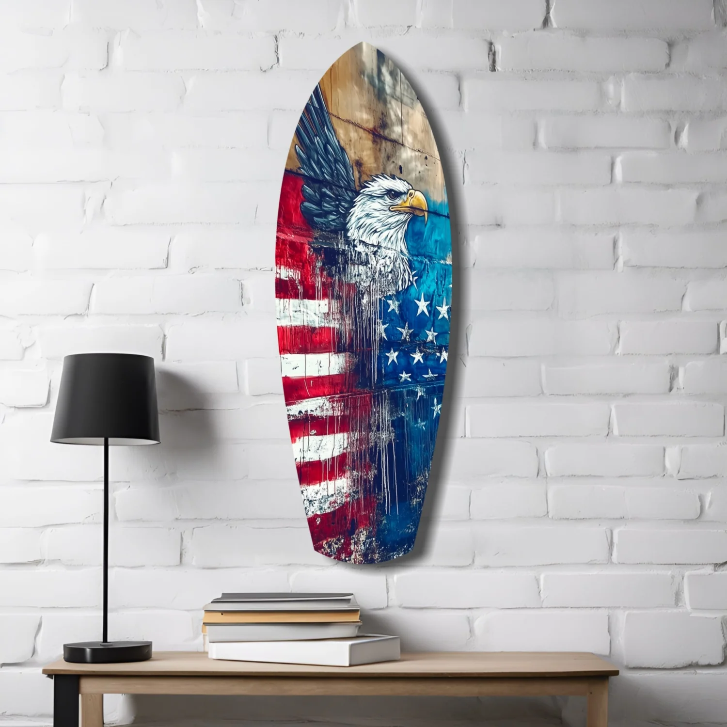 American Eagle Glass Wall Art - Image 4