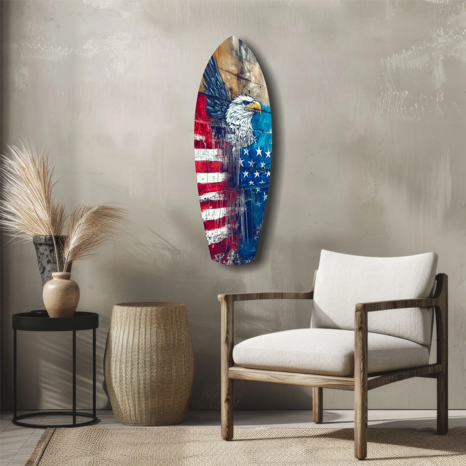 American Eagle Glass Wall Art - Image 5