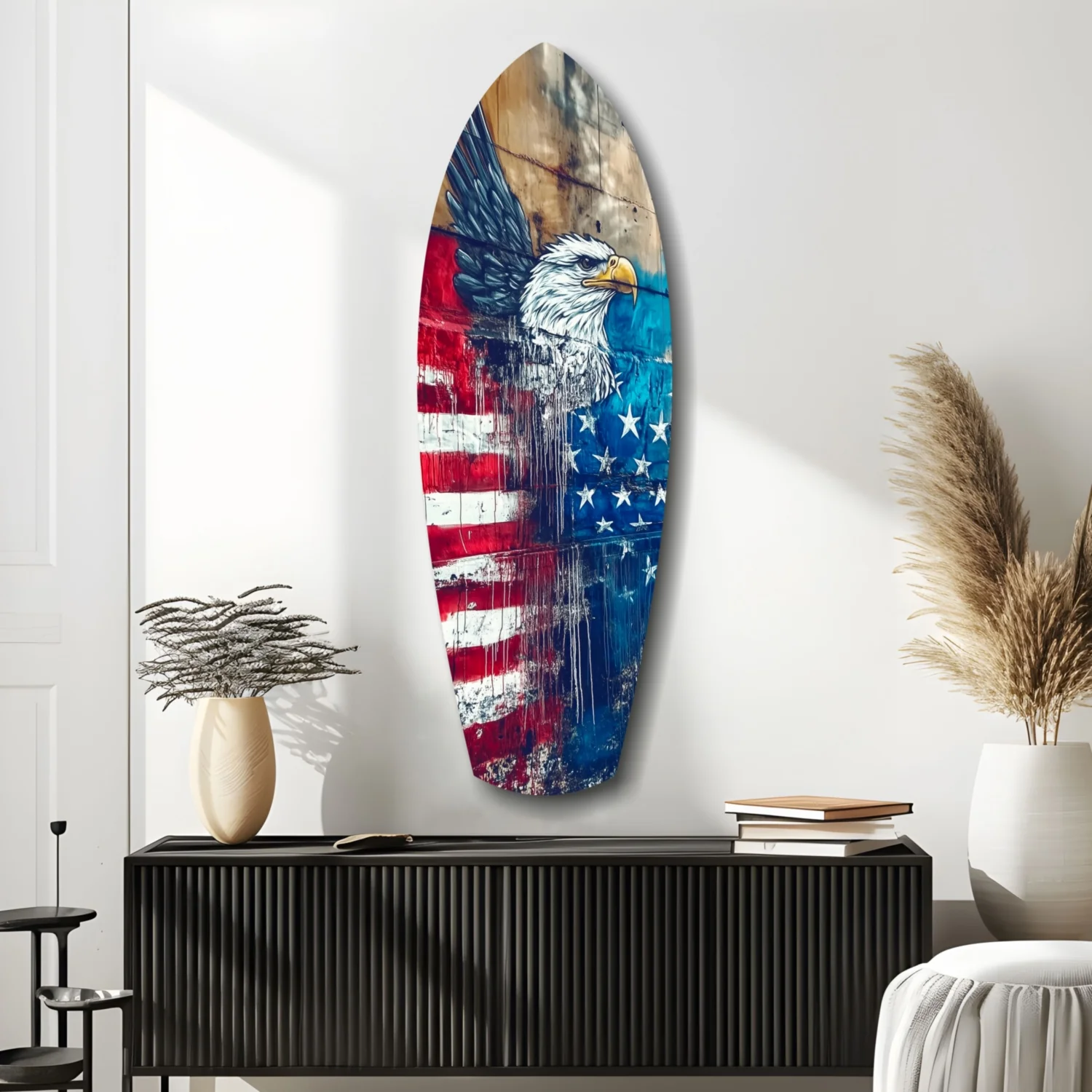American Eagle Glass Wall Art - Image 9
