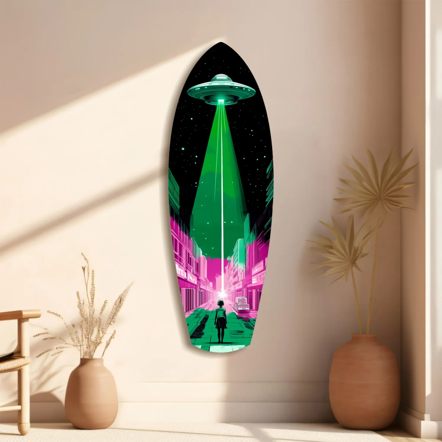 Alien Invade Glass Wall Art - Image 10