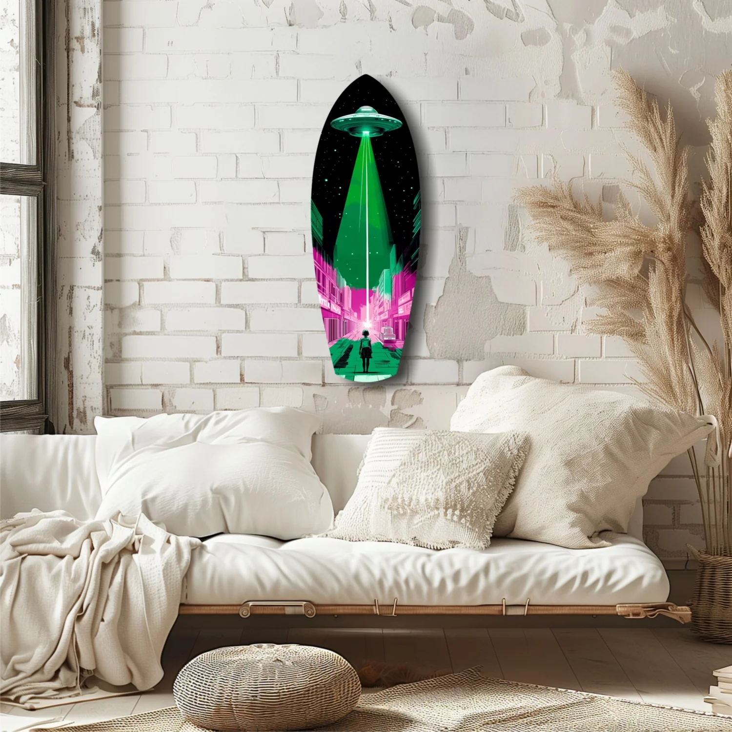 Alien Invade Glass Wall Art - Image 6
