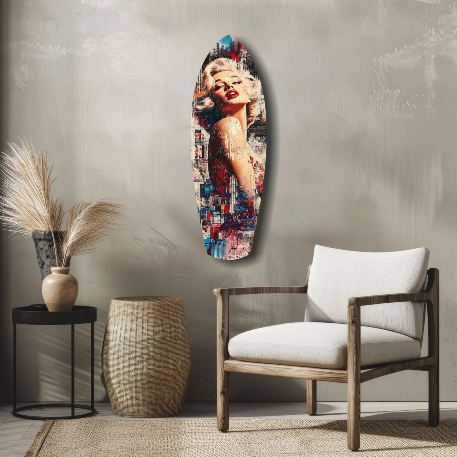 Vintage Dreams Blonde Starlet Glass Wall Art - Image 5
