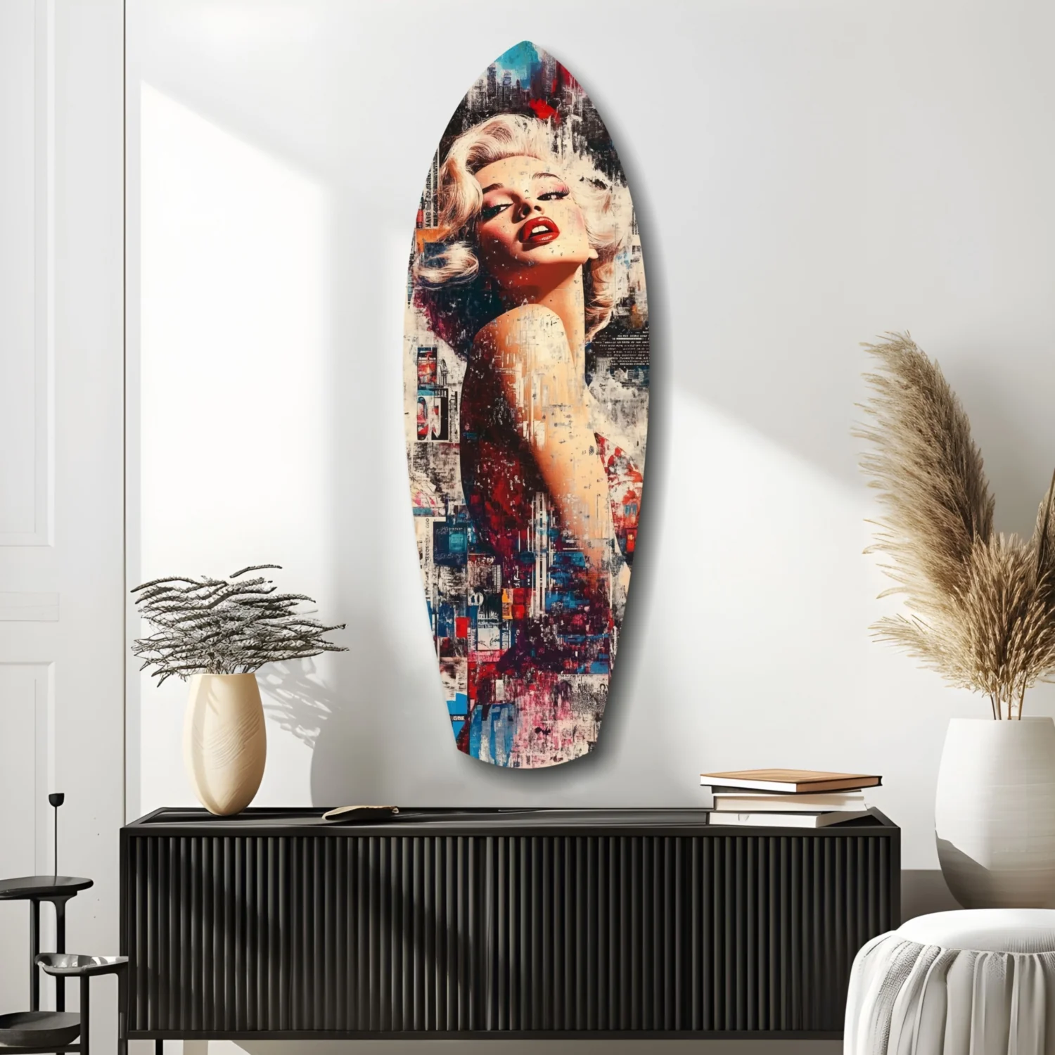 Vintage Dreams Blonde Starlet Glass Wall Art - Image 9