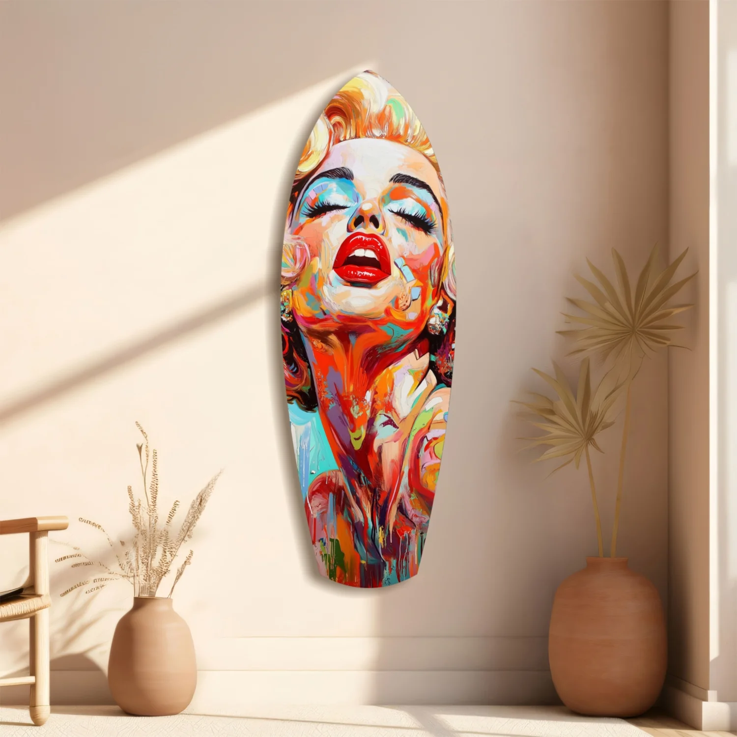 Vintage Dreams Blonde Starlet Glass Wall Art - Image 10
