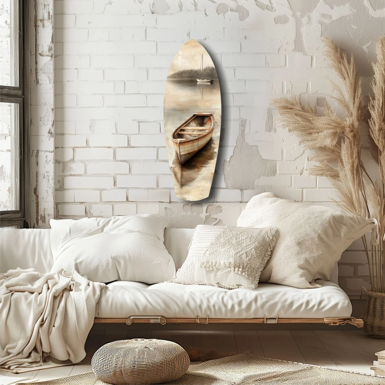 Drift of Solitude Glass Wall Art - Image 6
