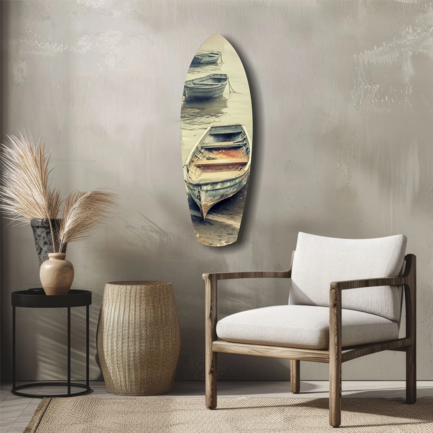 Drift of Solitude Glass Wall Art - Image 5