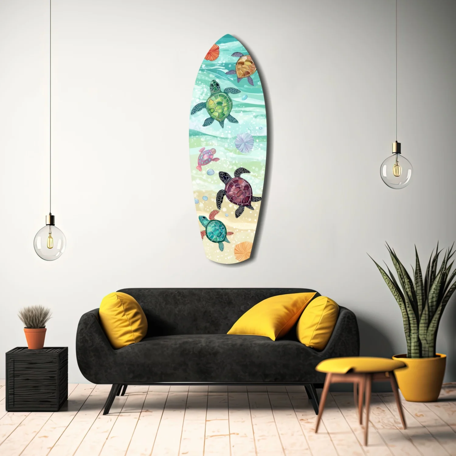 Caretta Caretta Glass Wall Art - Image 8