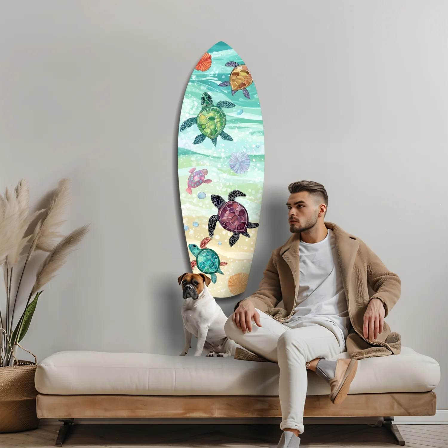 Caretta Caretta Glass Wall Art - Image 9