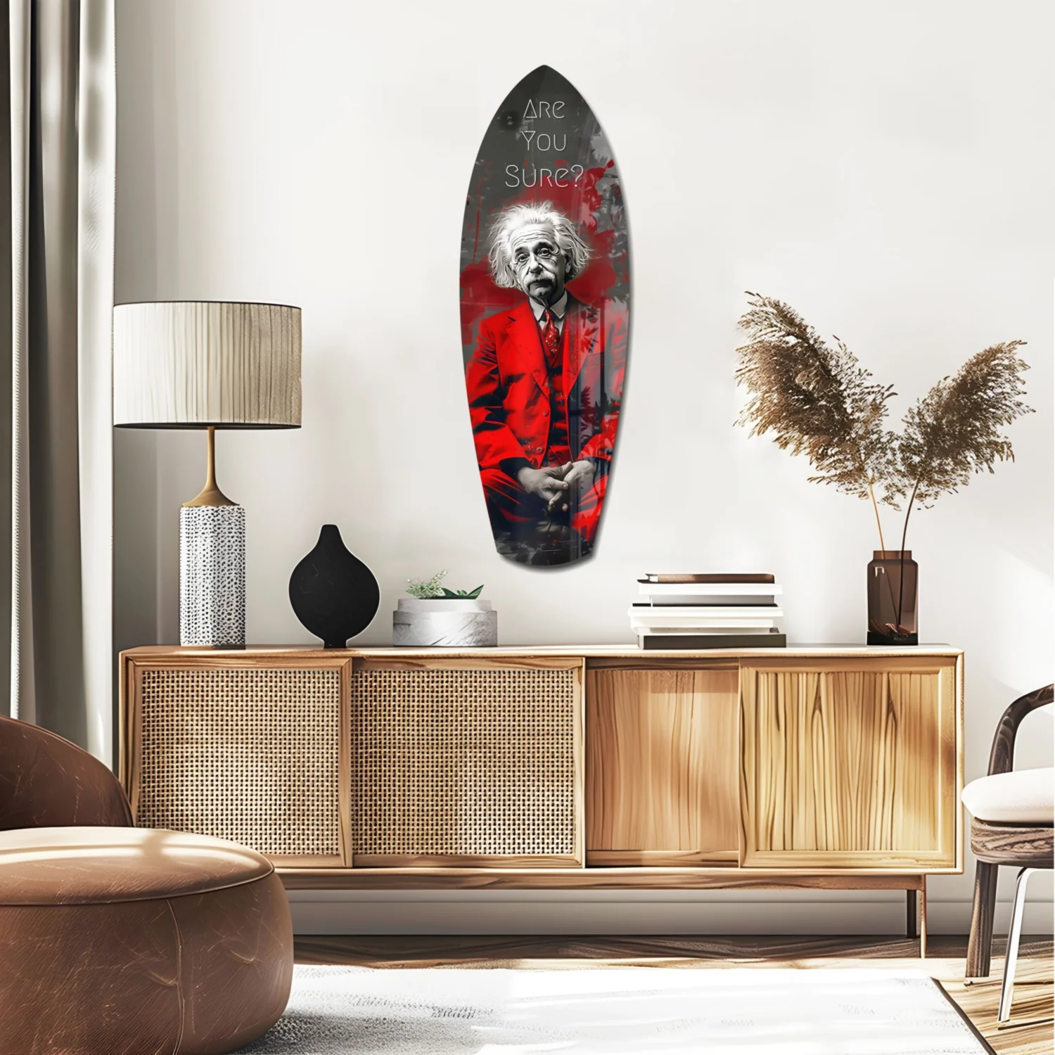 Are You Sure Glass Wall Art - Image 2