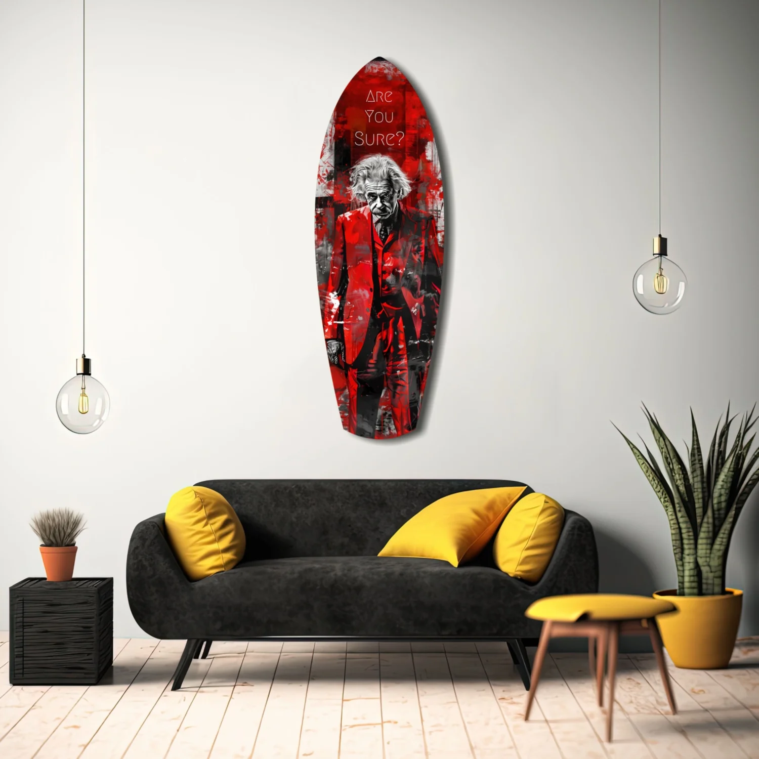 Are You Sure Glass Wall Art - Image 8