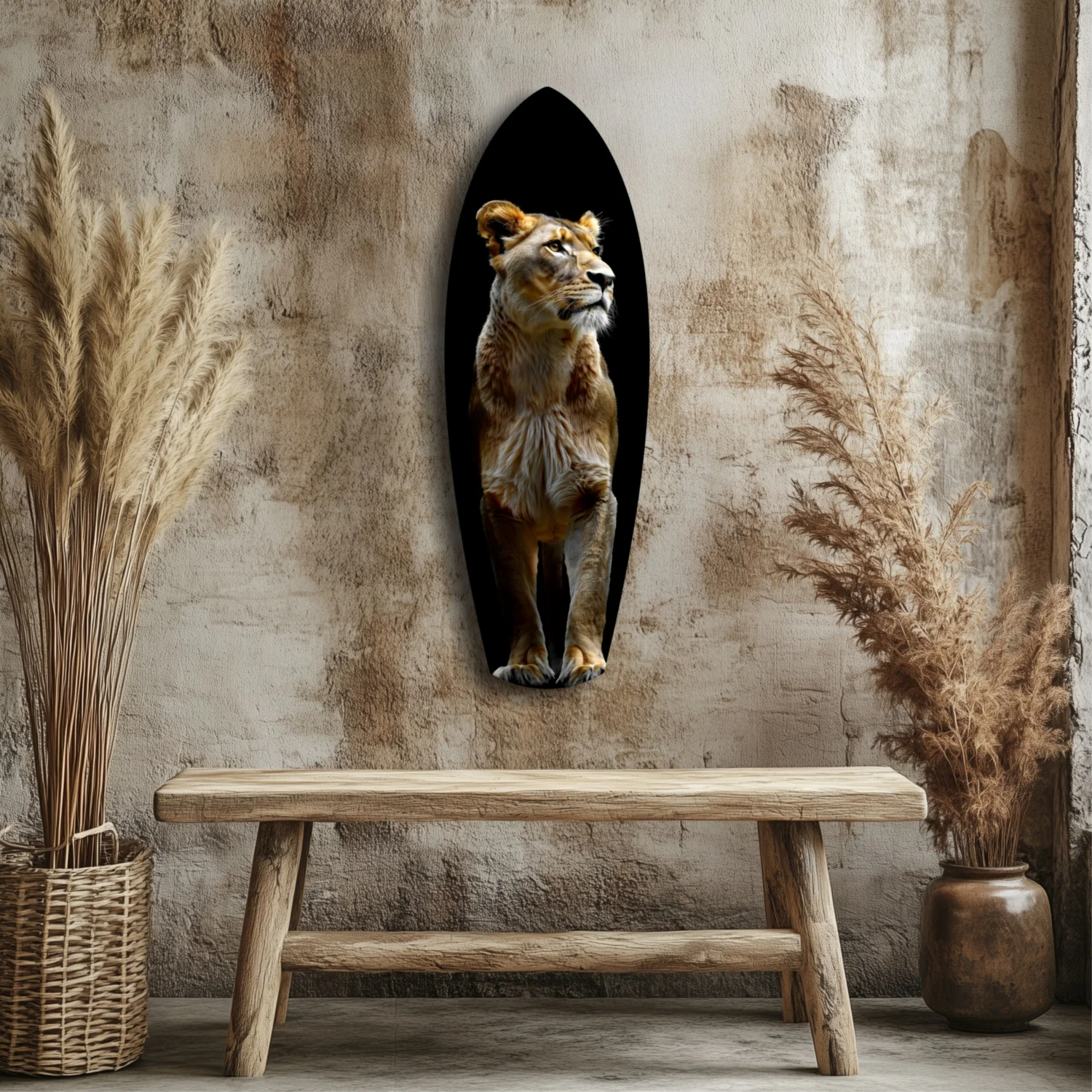 Lioness Glass Wall Art - Image 3