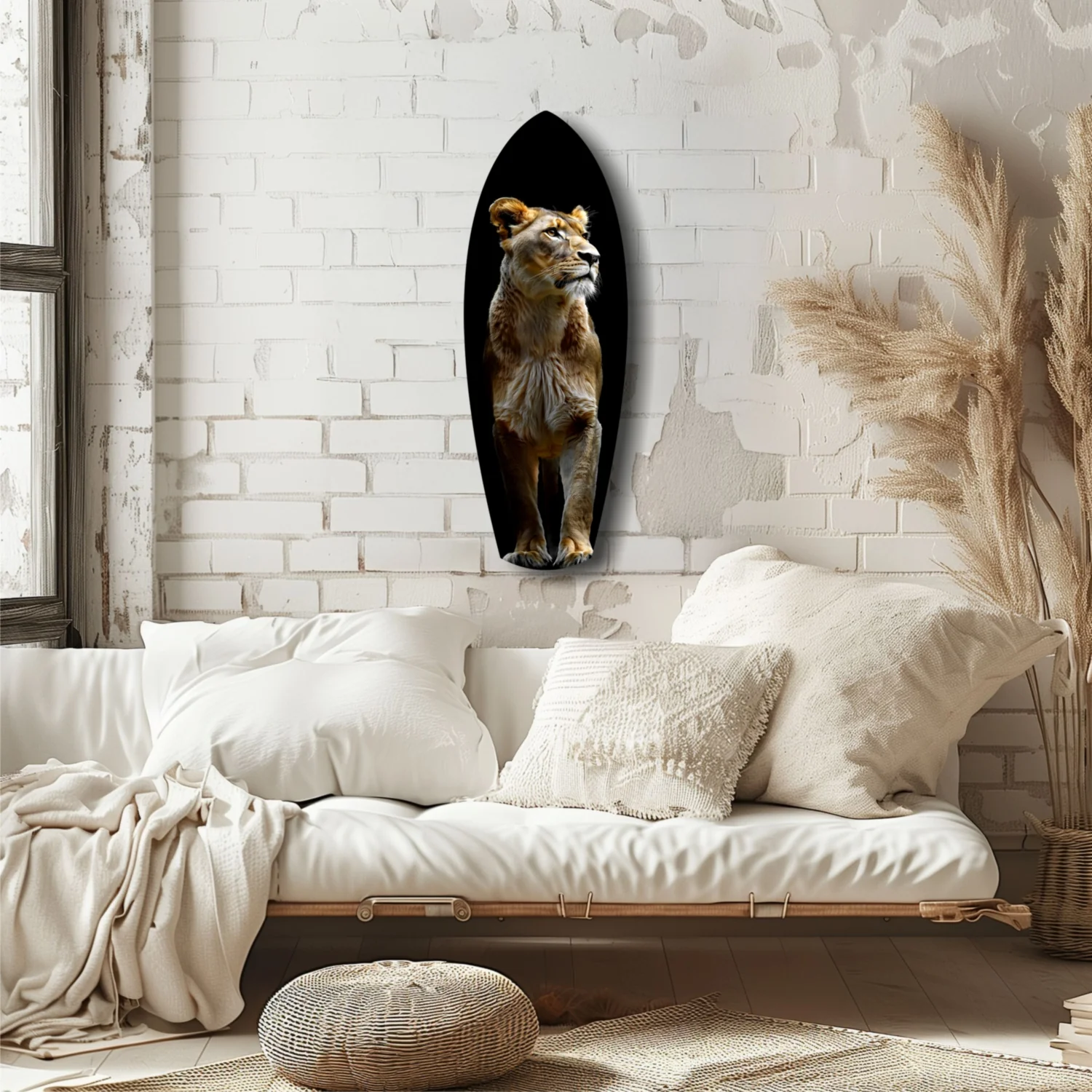 Lioness Glass Wall Art - Image 6