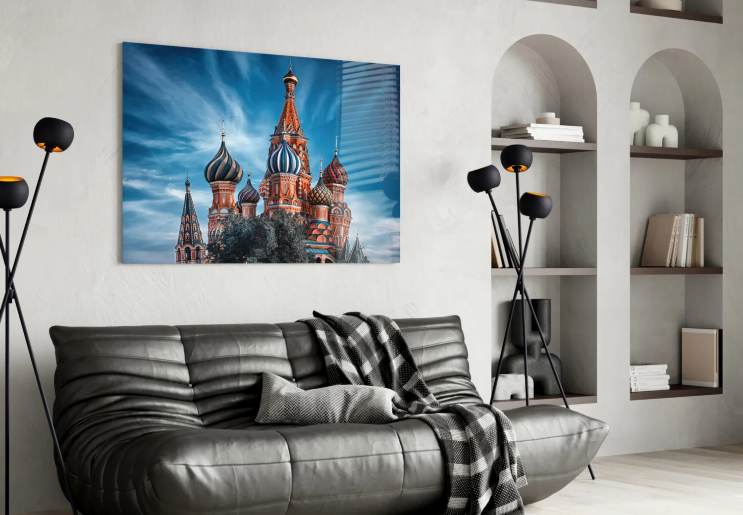 St. Basil's Cathedral Glass Wall Art - Image 5