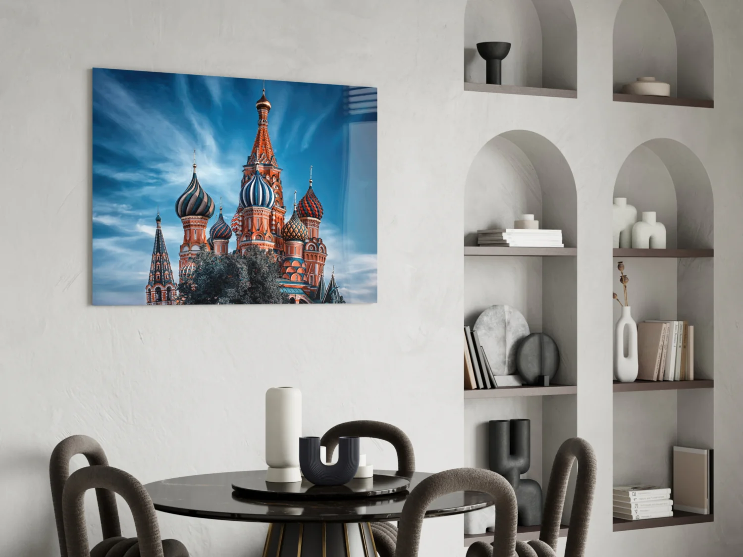St. Basil's Cathedral Glass Wall Art - Image 6