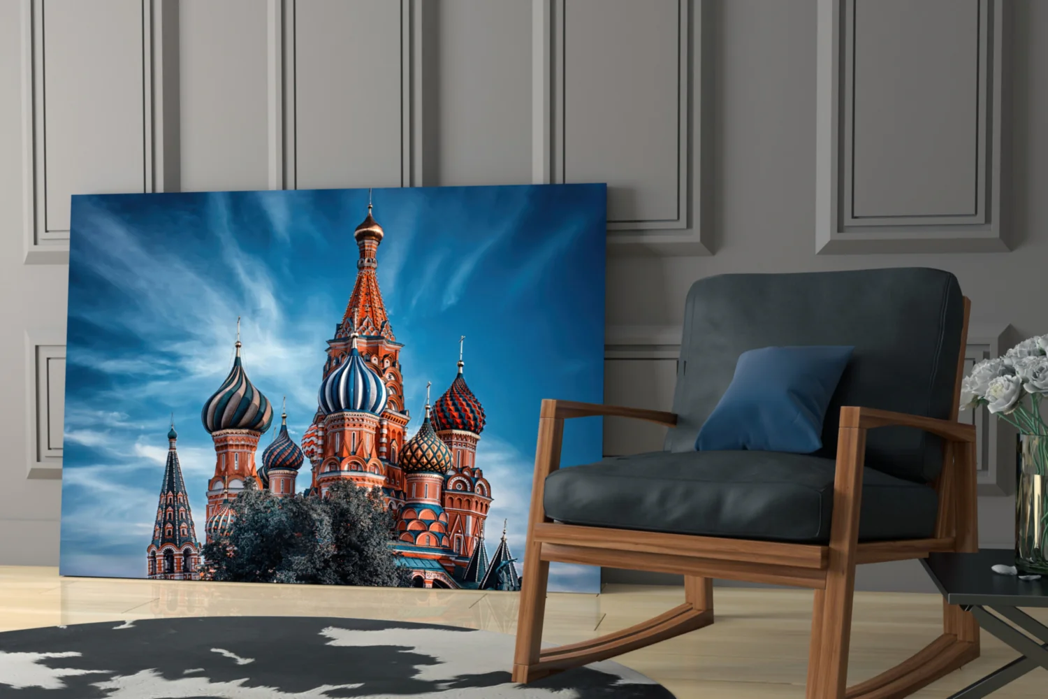 St. Basil's Cathedral Glass Wall Art - Image 7