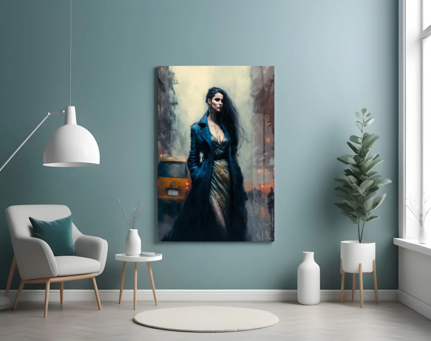 Stand Womanly Glass Wall Art || Designer Collection - Image 4