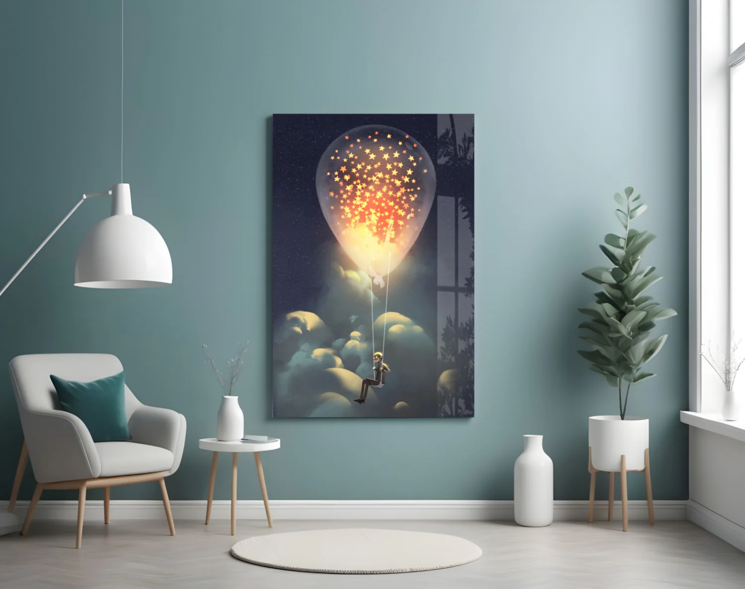 Starry Dream Glass Wall Art - Image 5