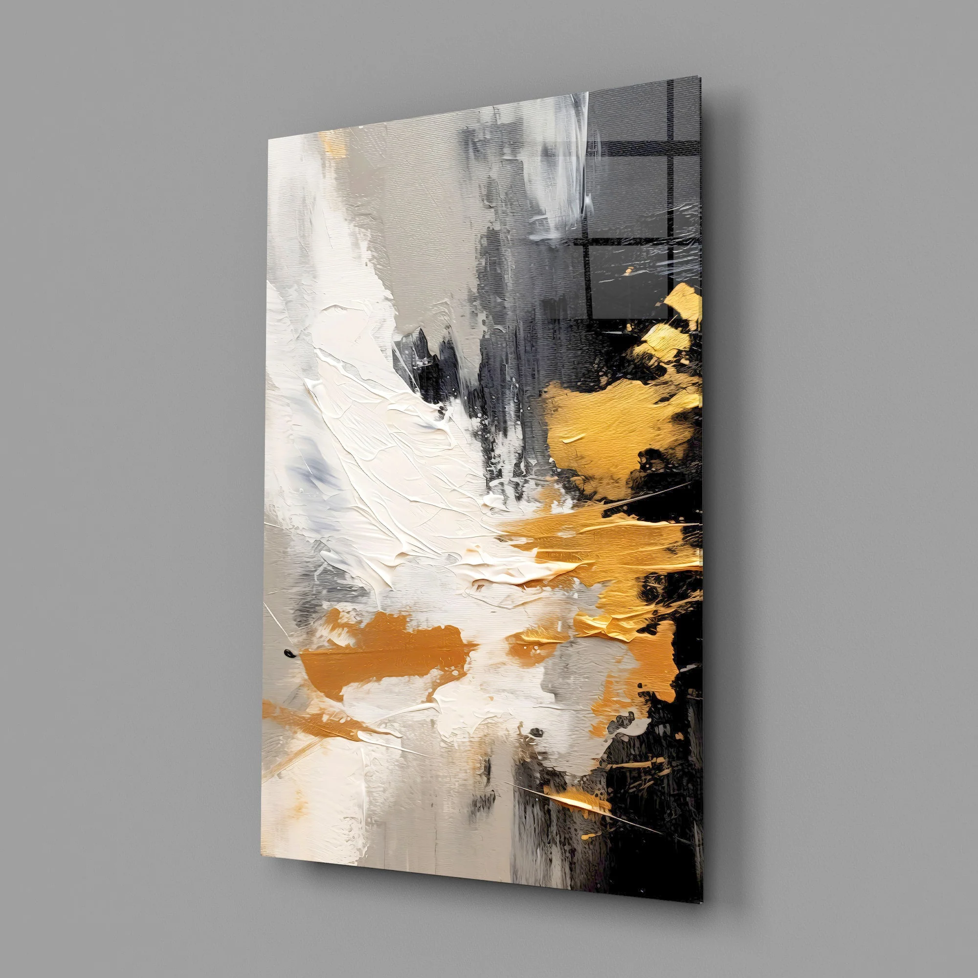 Stylish Abstract Artwork Glass Wall Art - Image 2