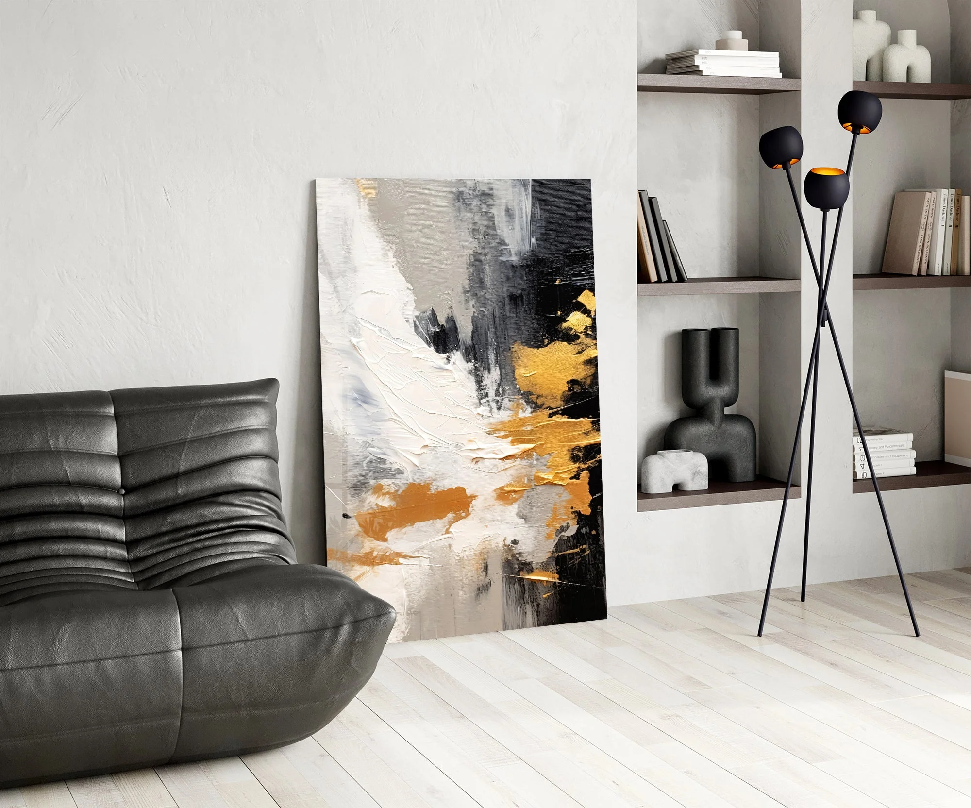 Stylish Abstract Artwork Glass Wall Art - Image 6