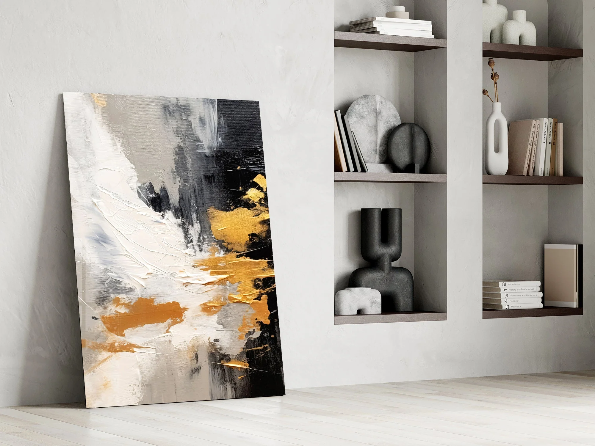 Stylish Abstract Artwork Glass Wall Art - Image 7