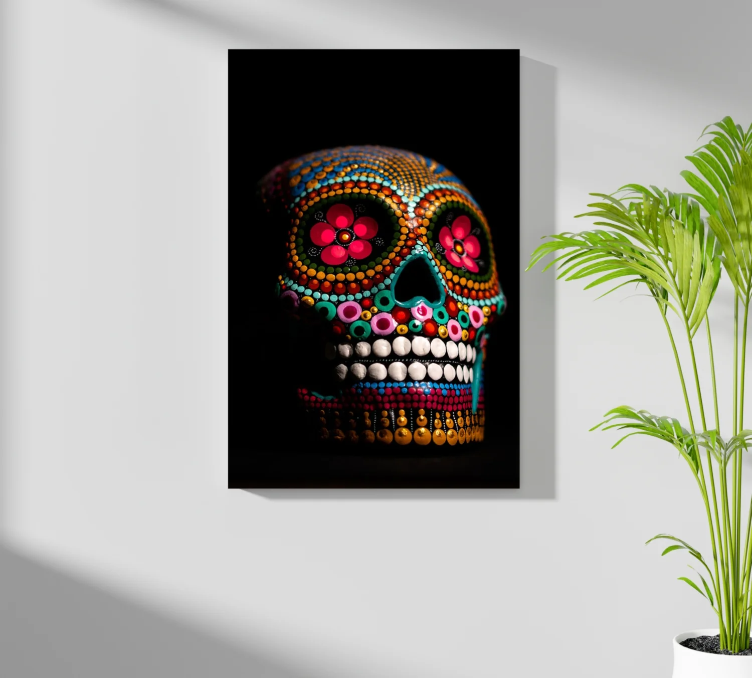 Sugar Skull Aluminum Print - Image 7