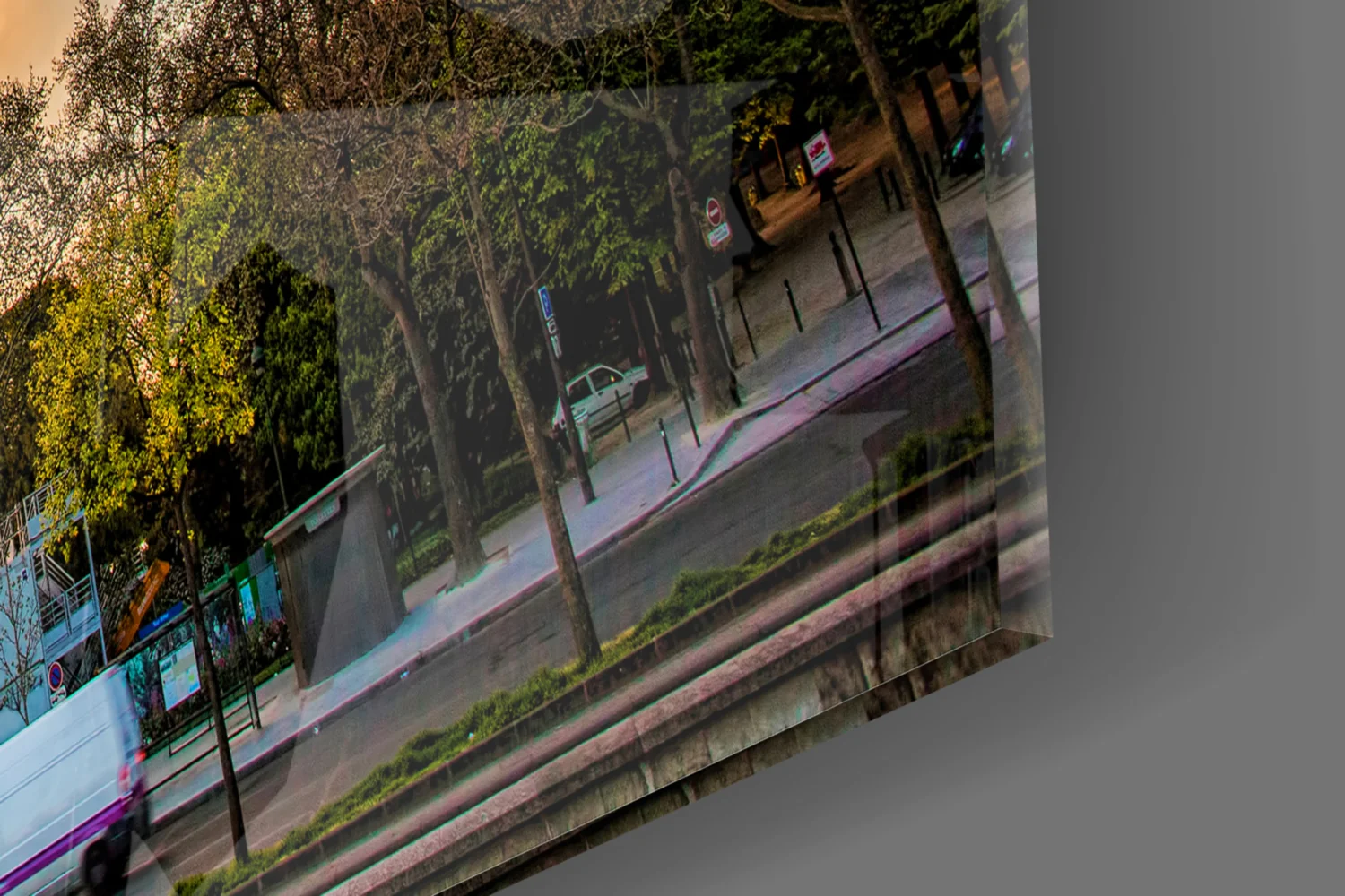 Sunburst Eiffel Tower Branch Glass Wall Art - Image 8