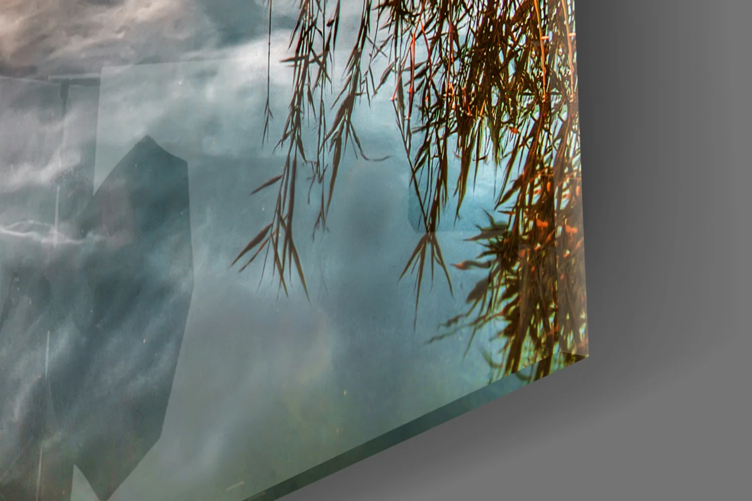 Teal Sky Jetty Sunset Glass Wall Art - Image 7