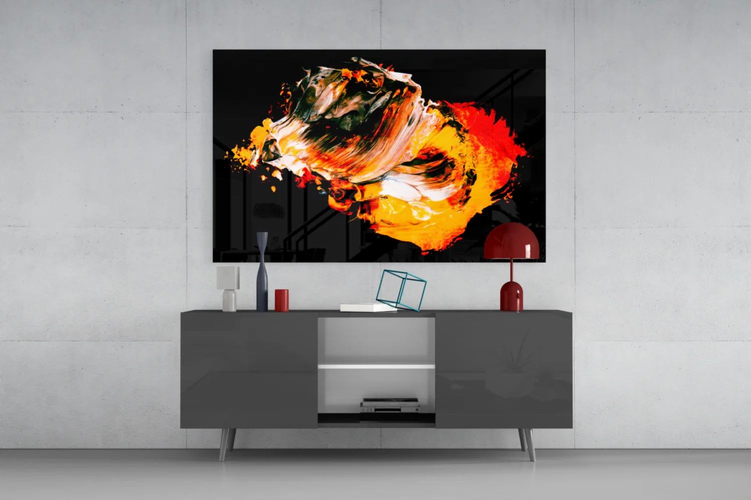 The Charm of Yellow Glass Wall Art - Image 8