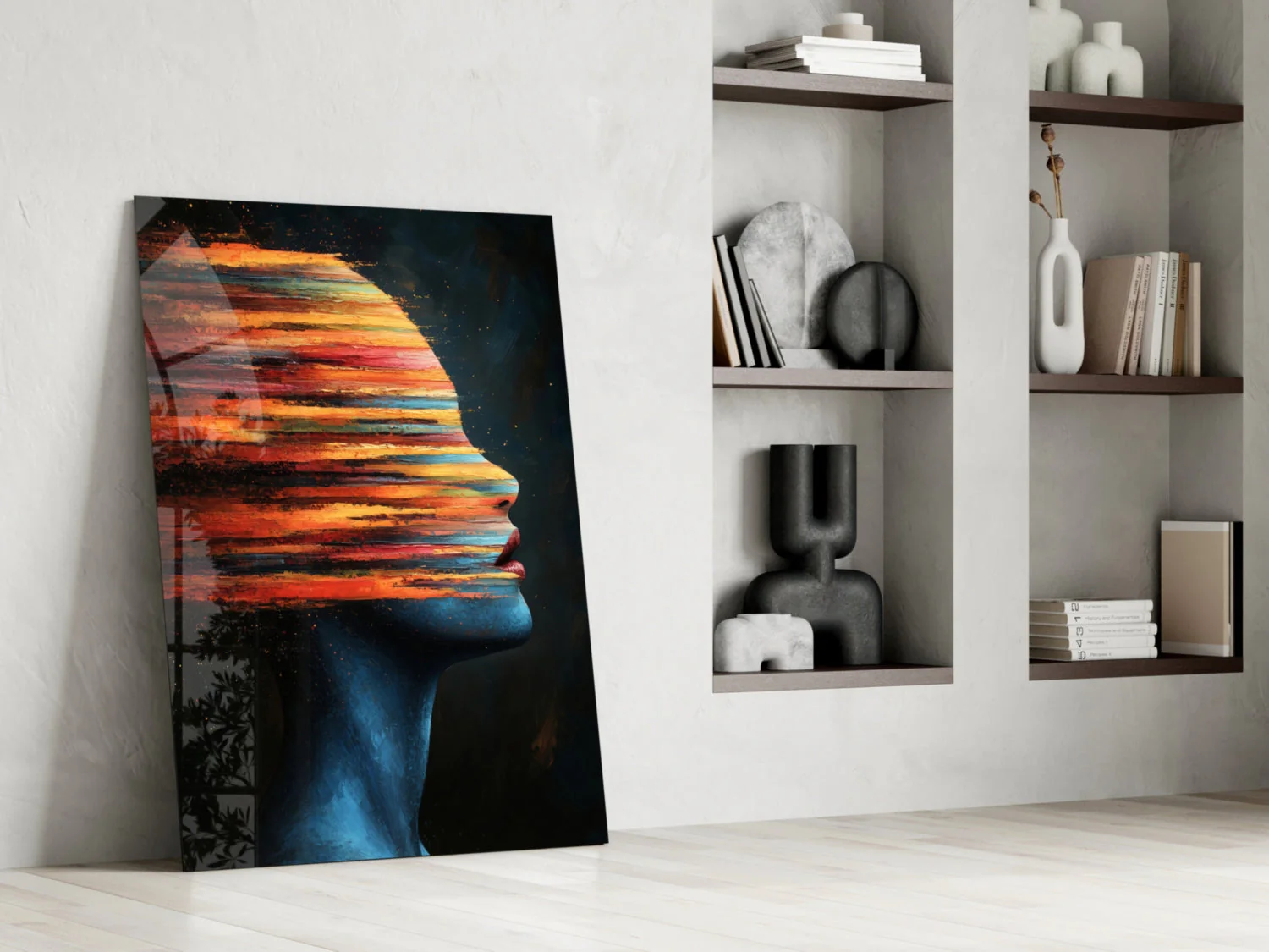 The Face of Colors Glass Wall Art || Designer Collection - Image 6