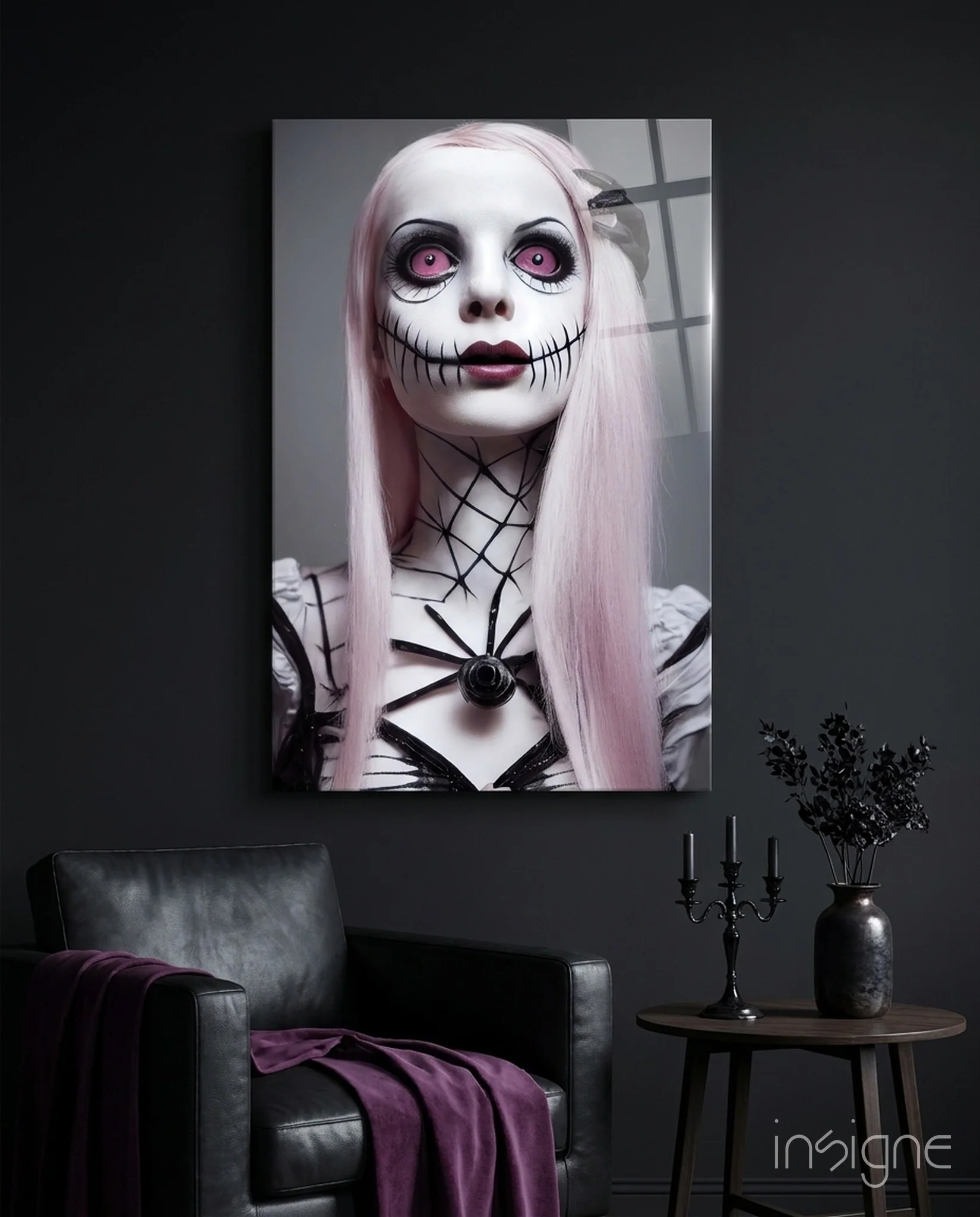 The Puppet Glass Wall Art || Designer Collection