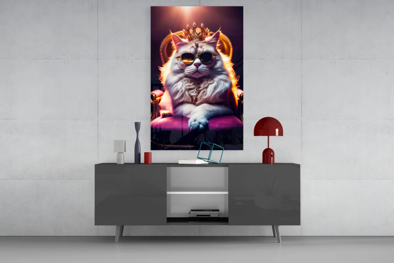 The Queen Glass Wall Art|| Designer's Collection - Image 9