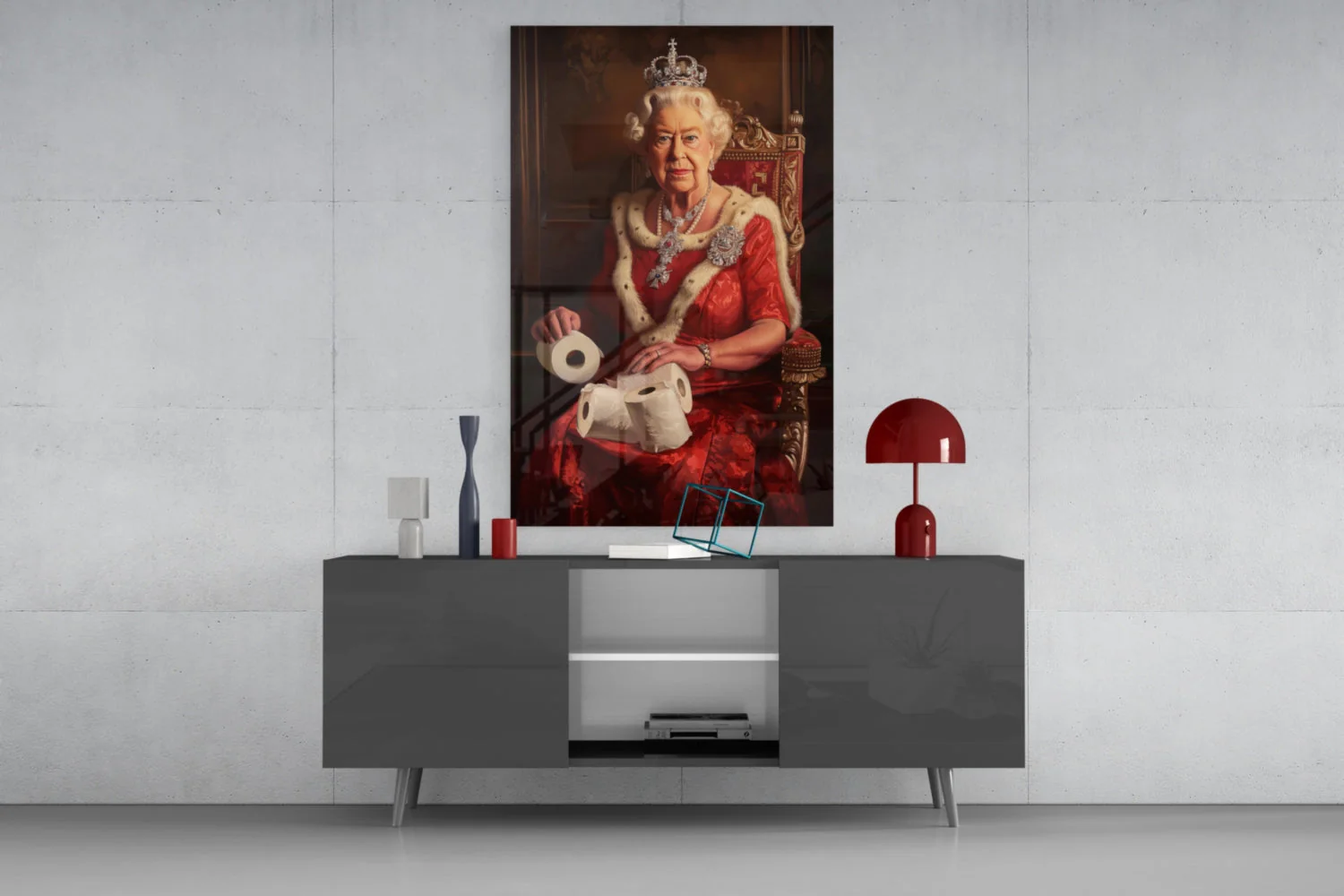 The Queen's Secret Glass Wall Art || Designer Collection - Image 8