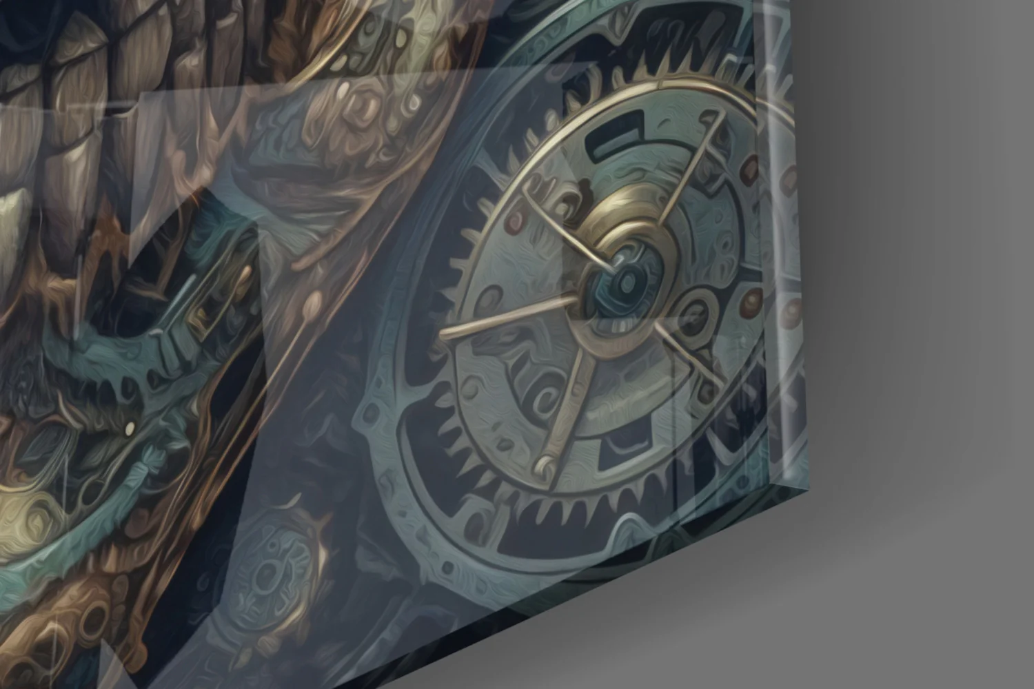 The Skull Glass Wall Art || Designer Collection - Image 7