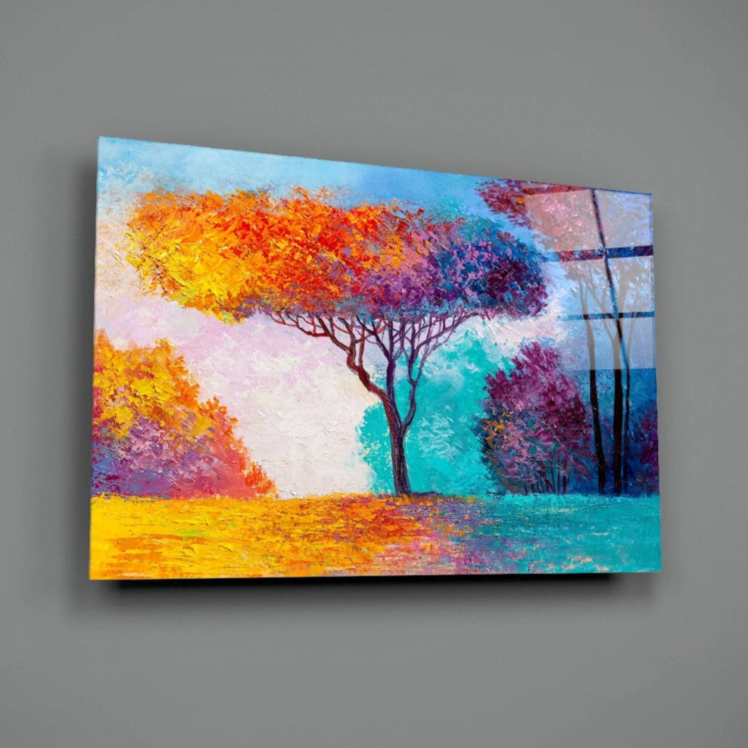 The Story of Autumn Glass Wall Art - Image 3