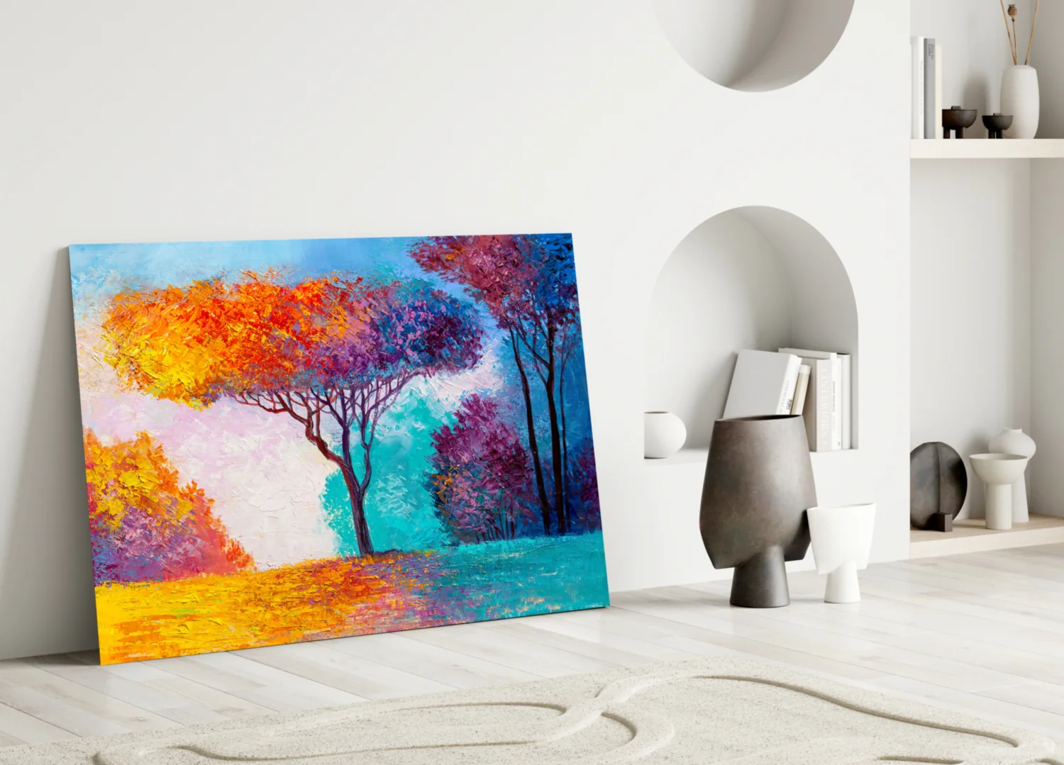 The Story of Autumn Glass Wall Art - Image 4