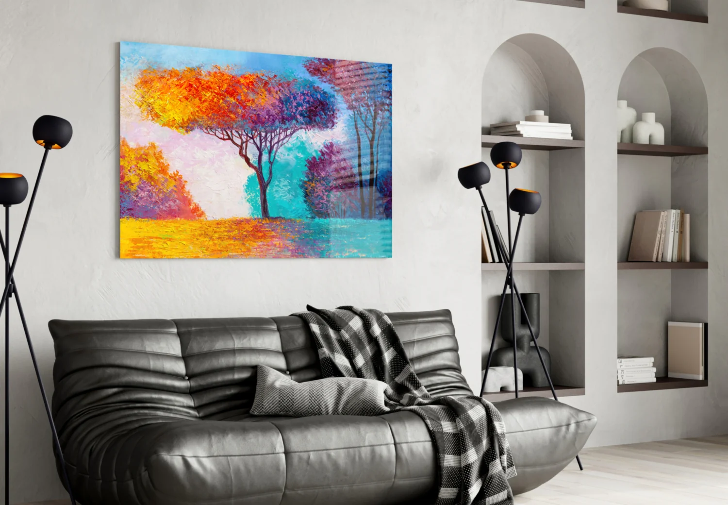 The Story of Autumn Glass Wall Art - Image 5