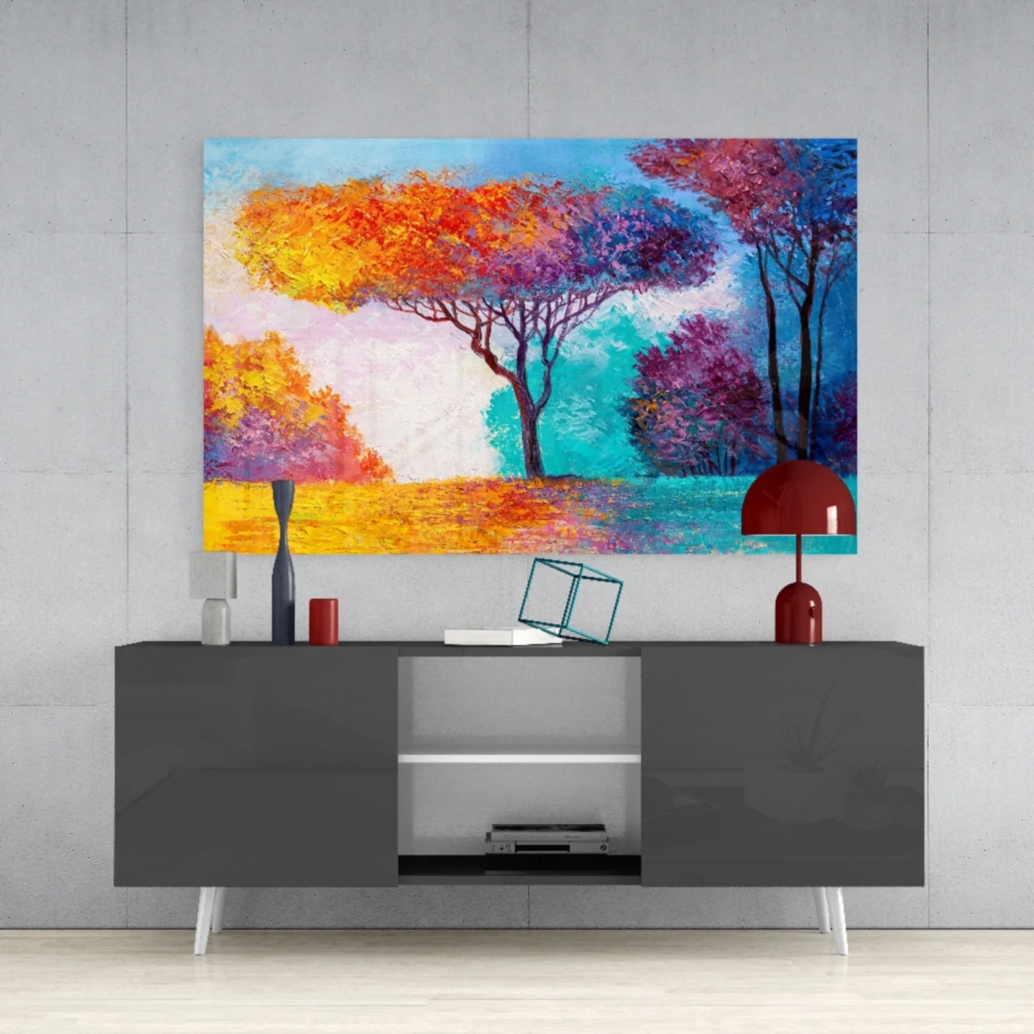 The Story of Autumn Glass Wall Art - Image 9