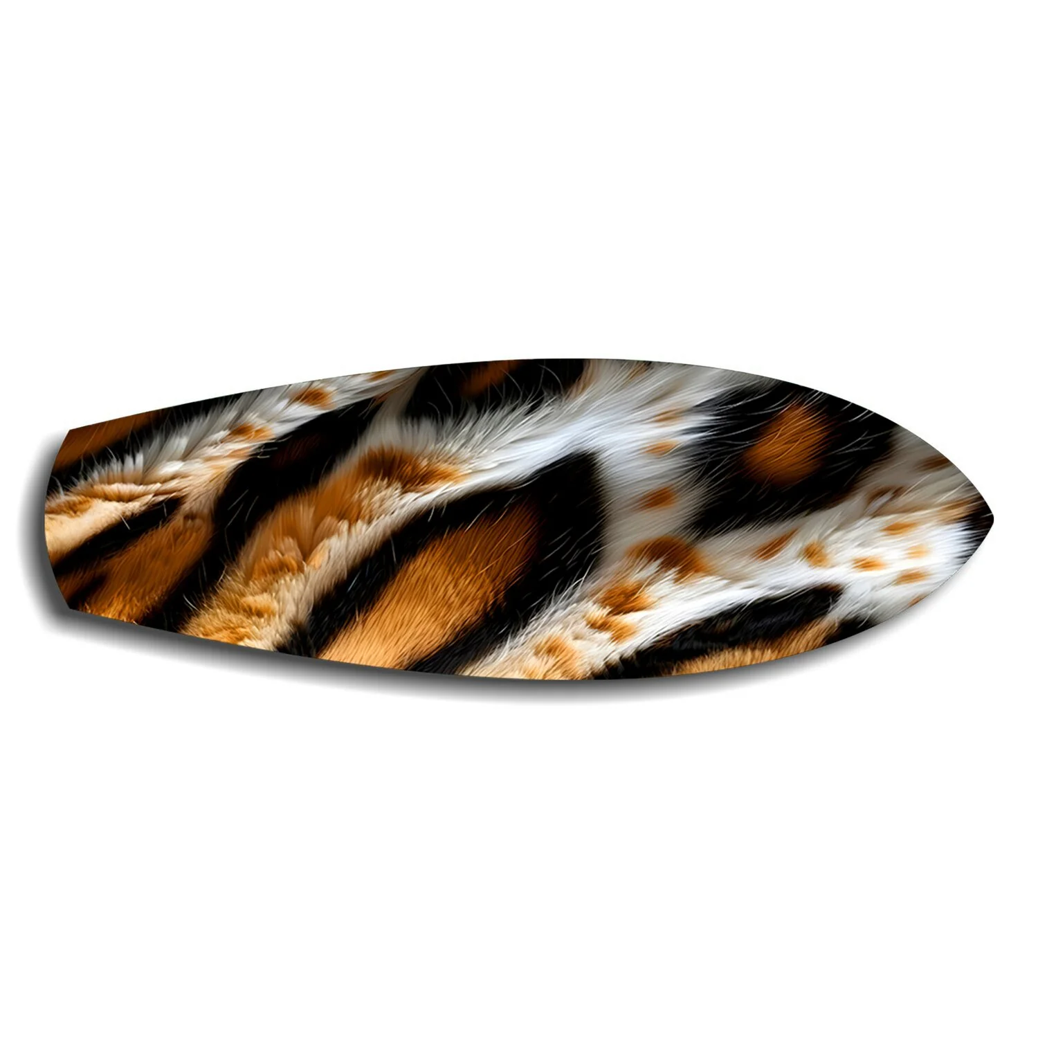 Tiger Fur Texture Glass Wall Art - Image 6