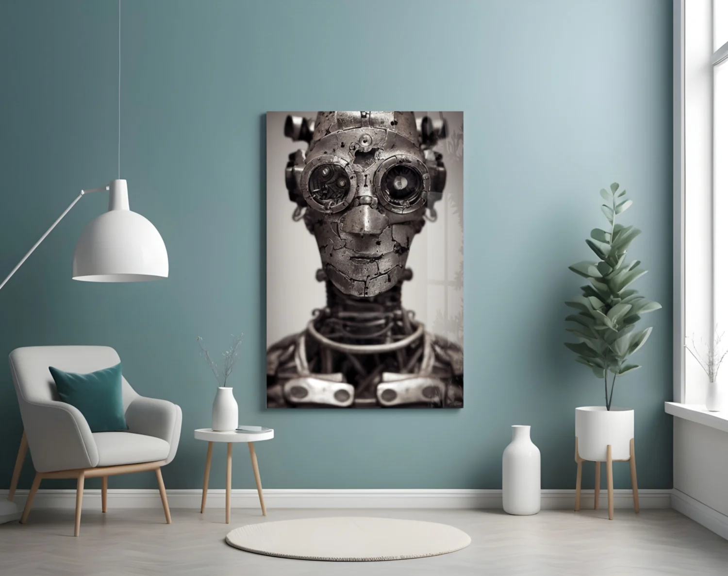 To be a Machine Glass Wall Art || Designer Collection - Image 5