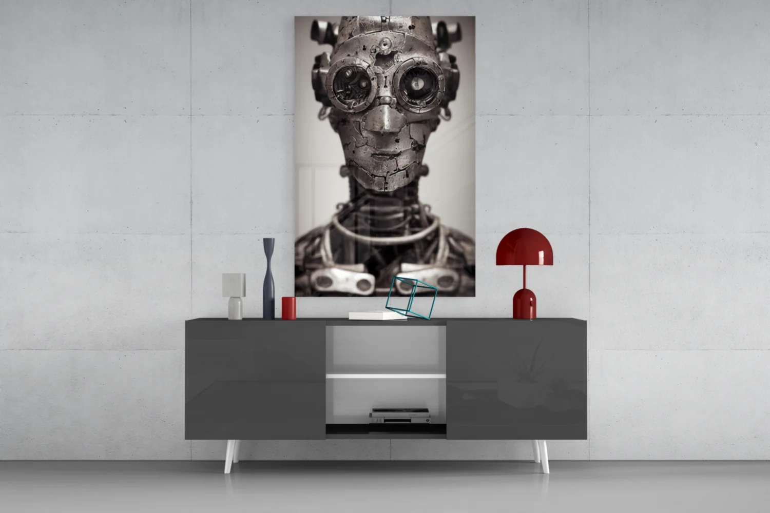 To be a Machine Glass Wall Art || Designer Collection - Image 9