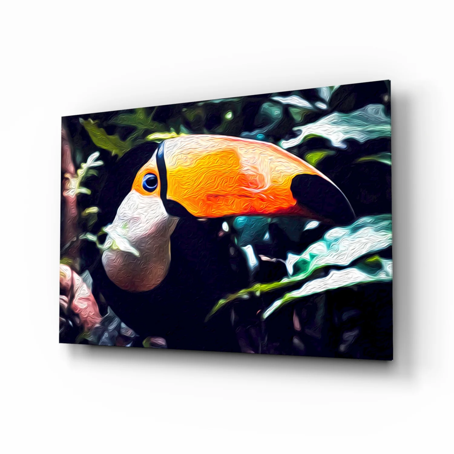 Toco Toucan Glass Wall Art - Image 2