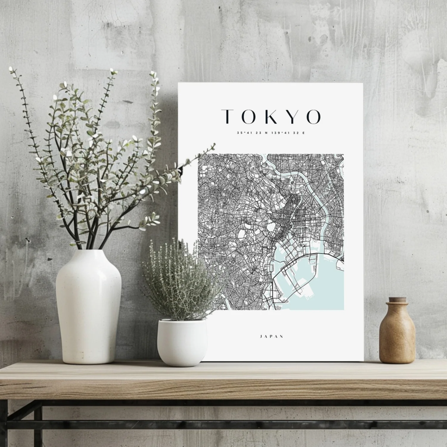 Tokyo V3 Aluminum Print - Image 2