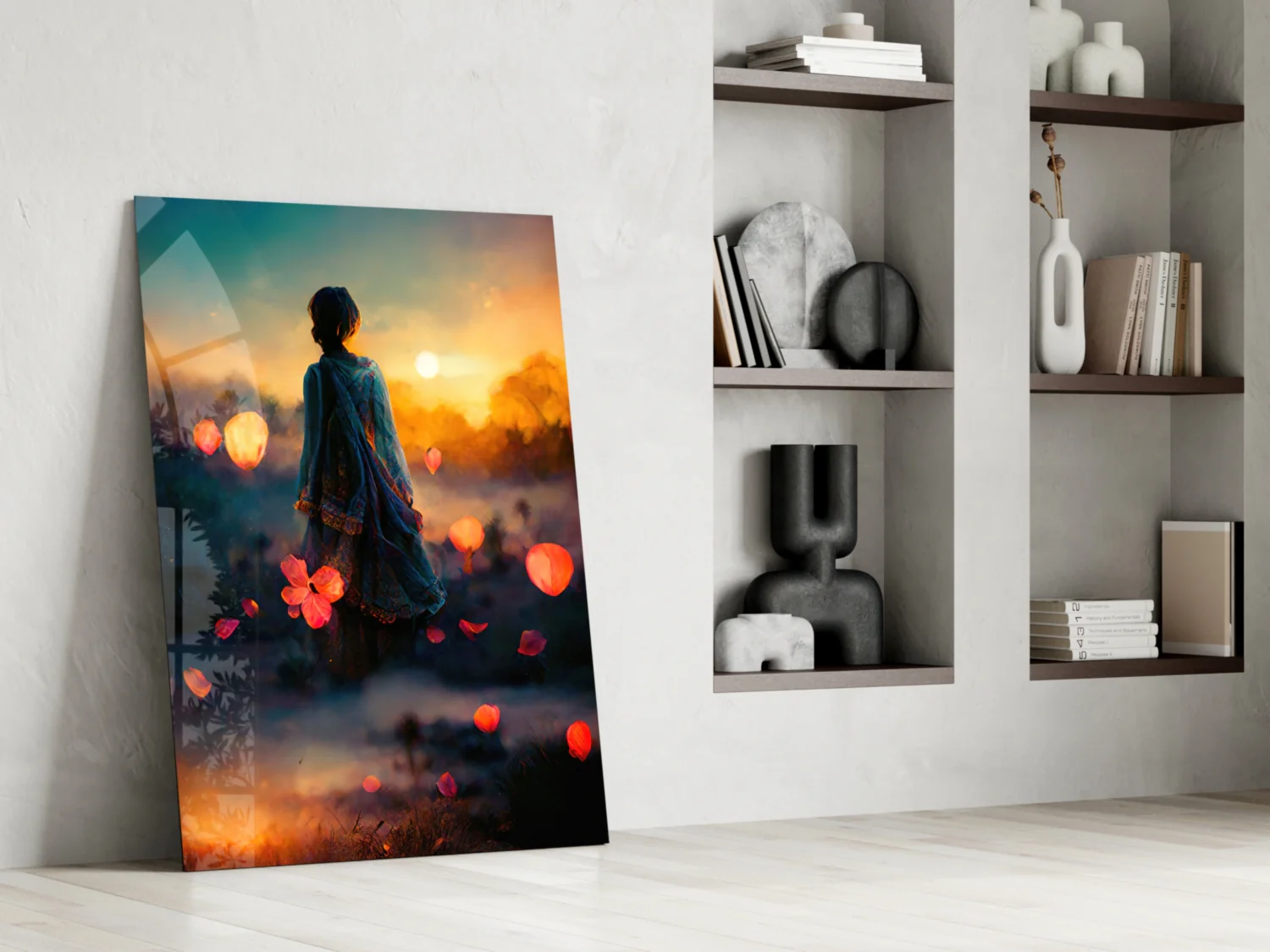 Towards Sunset Glass Wall Art || Designer Collection - Image 7