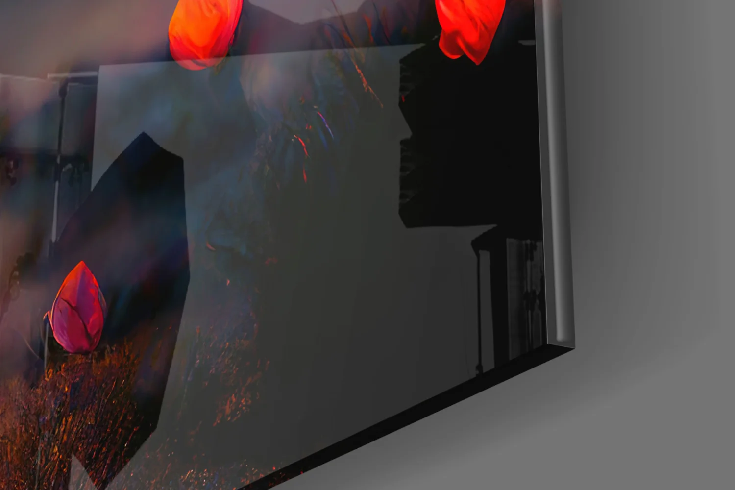 Towards Sunset Glass Wall Art || Designer Collection - Image 8