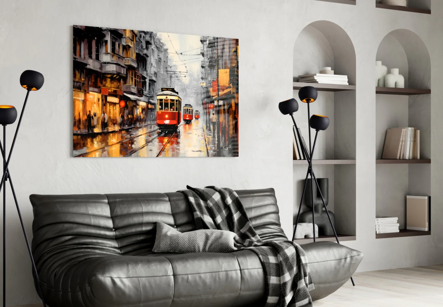 Tram Glass Wall Art || Designer Collection - Image 4