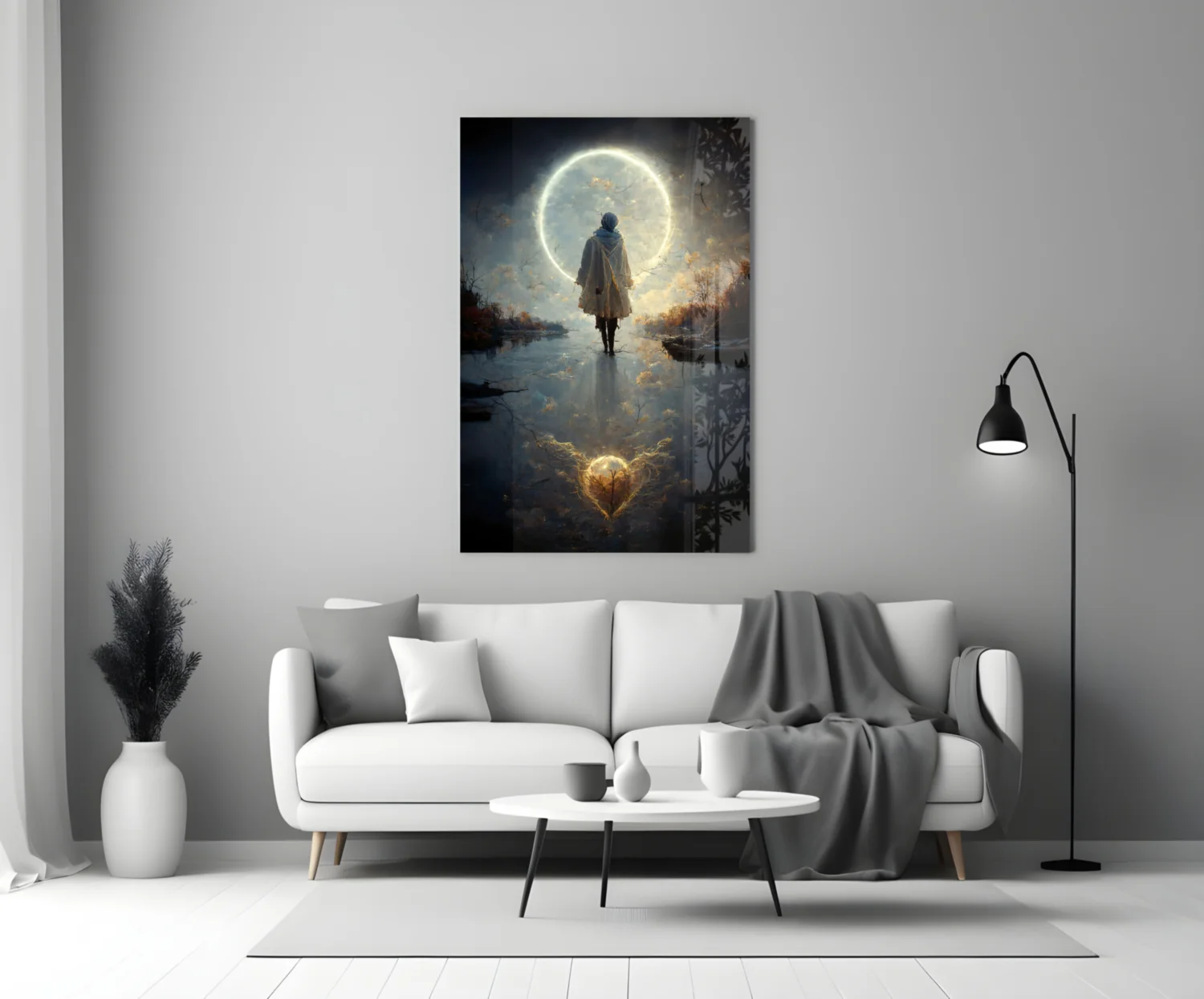 Tranquility Glass Wall Art || Designer Collection - Image 4
