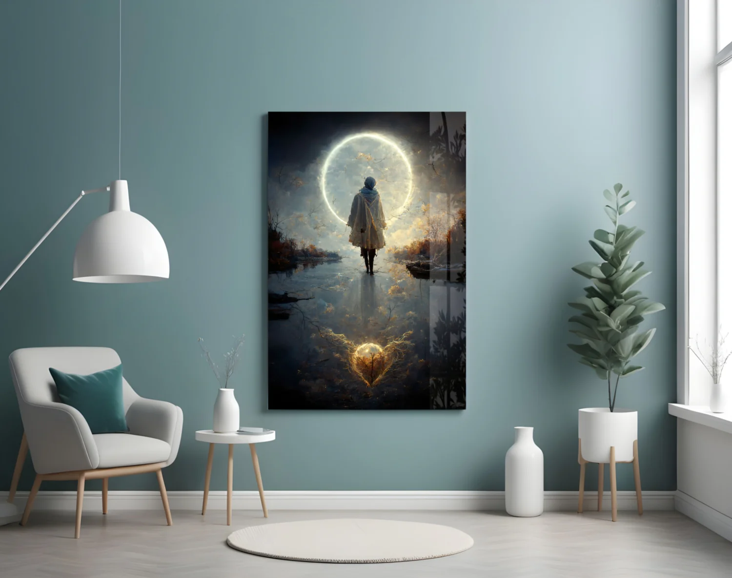 Tranquility Glass Wall Art || Designer Collection - Image 5